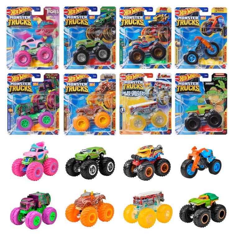 樂天商城 - 【6BOXセット（計48台）】ホットウィール モンスタートラック 1:64アソート 1BOX 8台入り ミニカー 車 マテル 984M-FYJ44 まとめ買い 業務用 景品 イベント 卸 セット販売