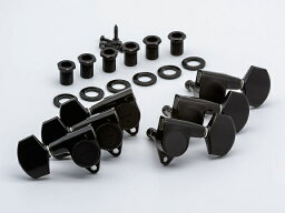 【ESP直営店】【ESP Parts】SG301-01 L3+R3 BLK3×3 シャーラータイプ SET Black［パーツ/ペグ/SCHALLER TYPE/両連用/ブラック]