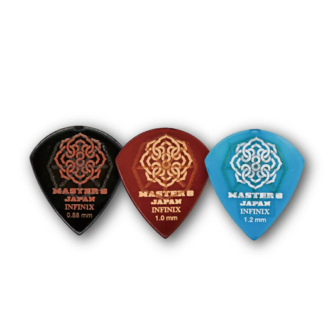 Rakuten - 【ESP直営店】MASTER8 JAPAN Picks INFINIX JAZZ TYPE HARD GRIP（1枚売り）[ピック、pick、ギター、ベース]