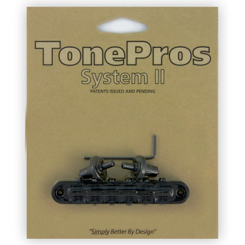【ESP直営店】TonePros T3BP-B(ブラック)[トーンプロス/ブリッジ]