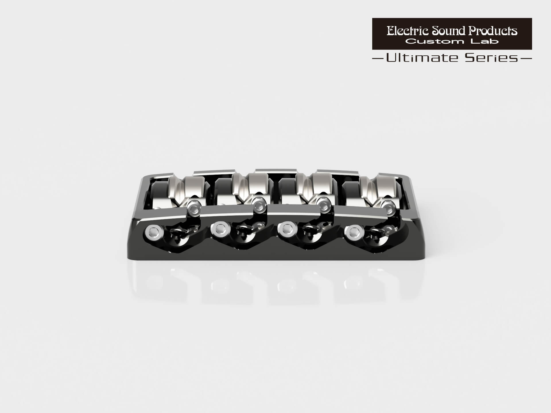 【ESP直営店】【ESP Parts】［ESP Custom Lab］ESP BB20-4 Brass -KUSABI- Black［カスタムラボ/パーツ/アルティメイトシリーズ/4弦ベース用/ブラック] 3