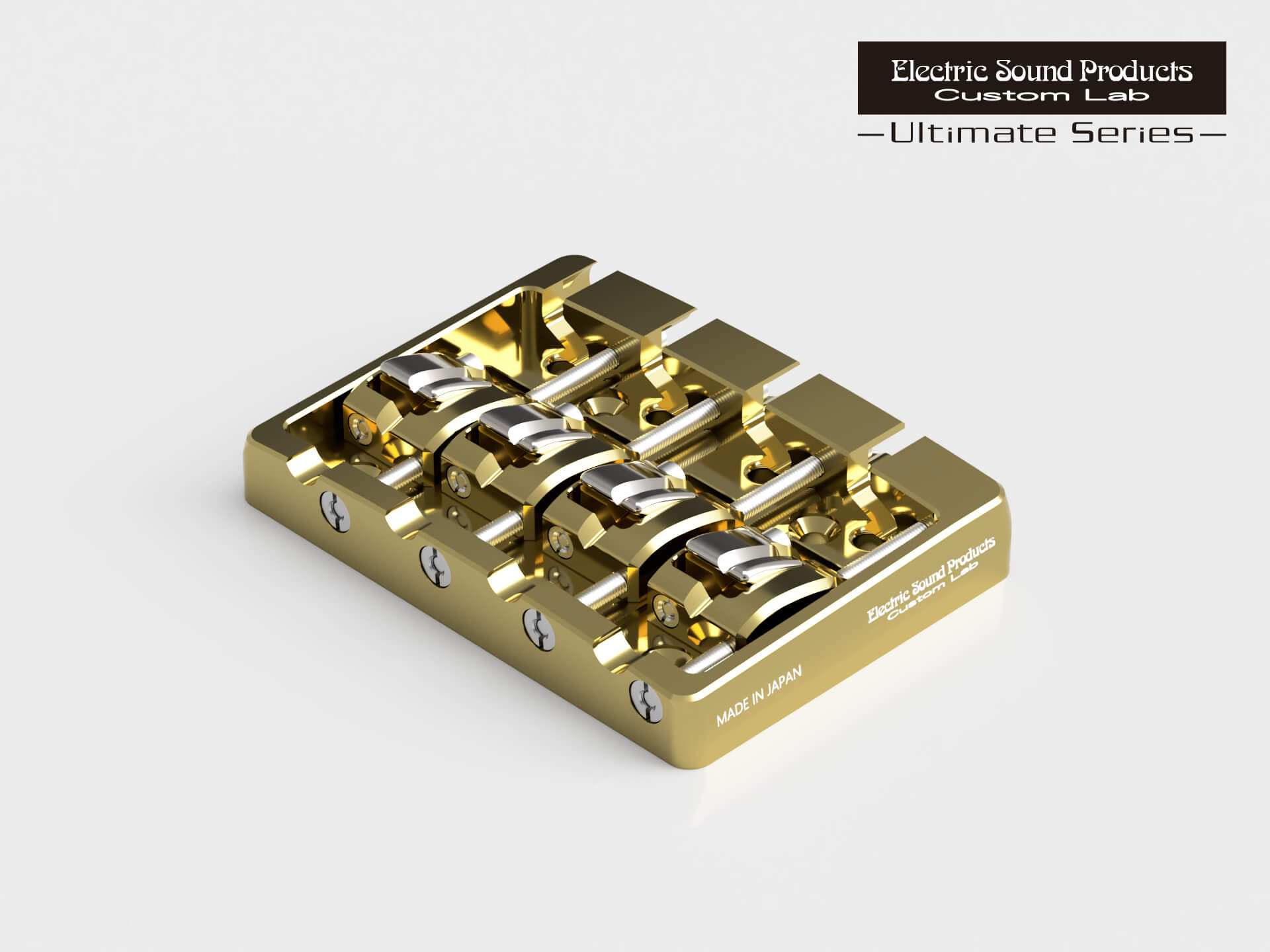 【ESP直営店】【ESP Parts】［ESP Custom Lab］ESP BB20-4 Brass -KUSABI- Gold［カスタムラボ/パーツ/アルティメイトシリーズ/4弦ベース用/ゴールド] 2
