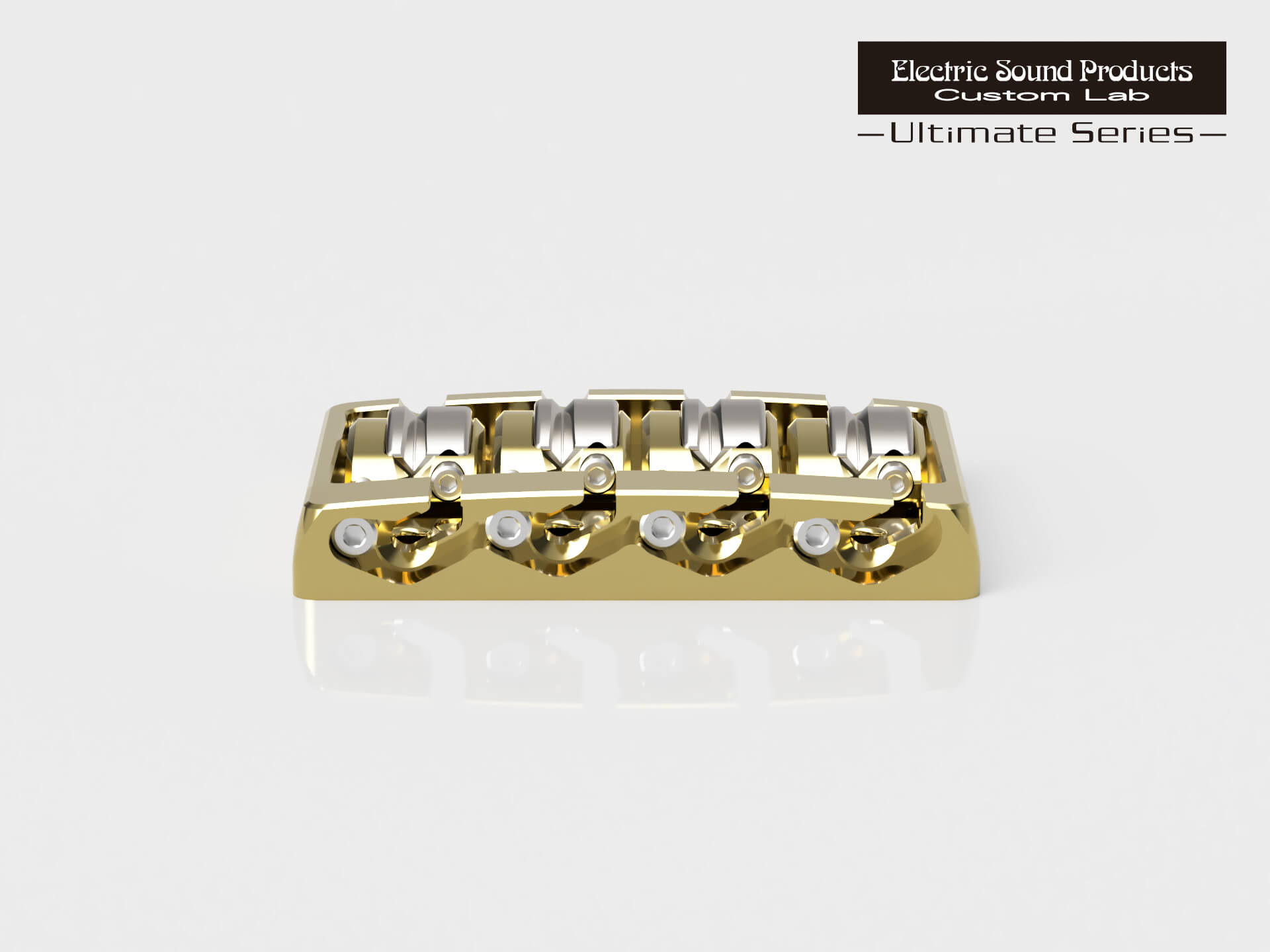 【ESP直営店】【ESP Parts】［ESP Custom Lab］ESP BB20-4 Brass -KUSABI- Gold［カスタムラボ/パーツ/アルティメイトシリーズ/4弦ベース用/ゴールド] 3