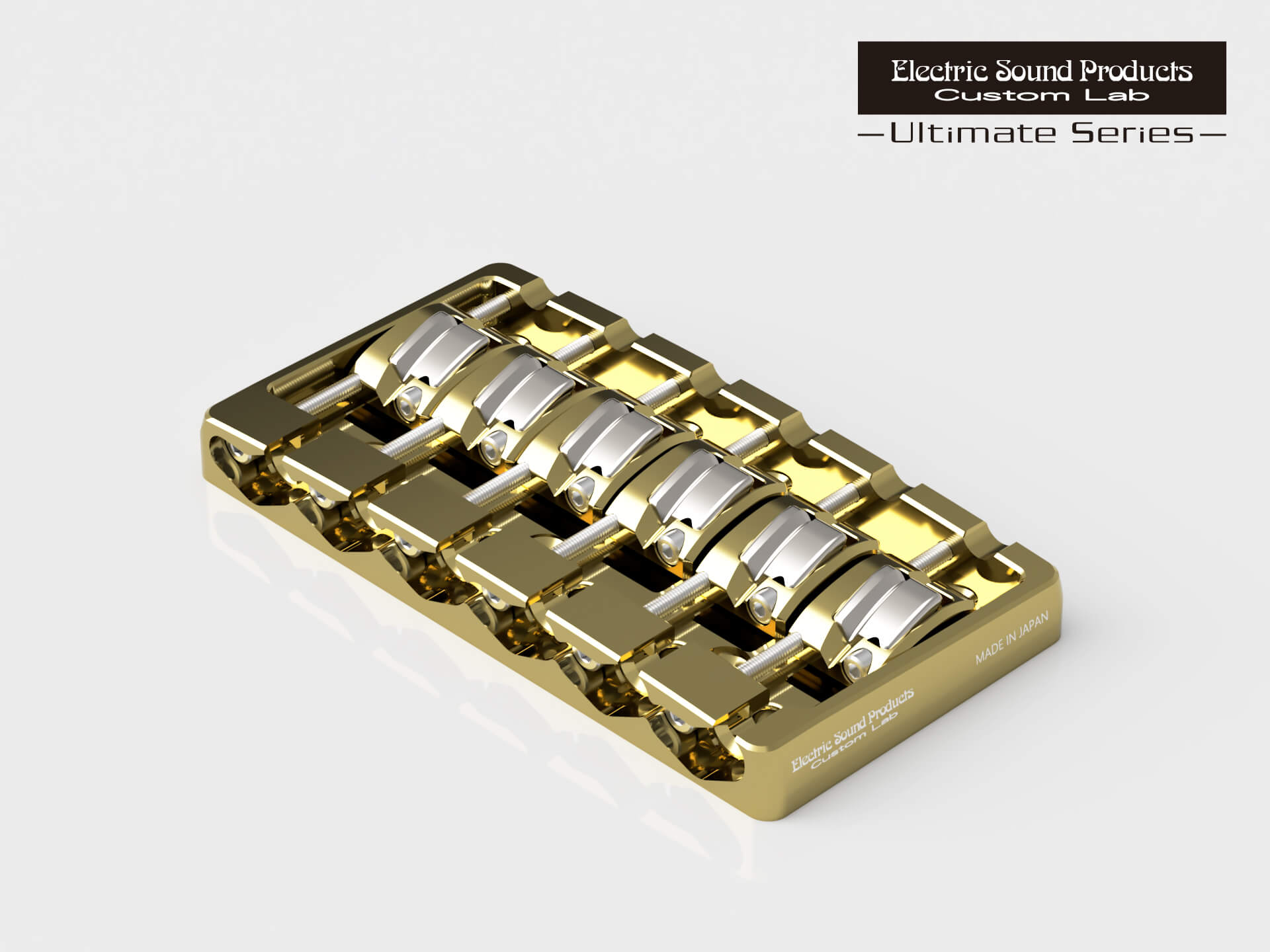 【ESP直営店】【ESP Parts】［ESP Custom Lab］ESP BB20-6 Brass -KUSABI- Gold［カスタムラボ/パーツ/アルティメイトシリーズ/6弦ベース用/ゴールド]
