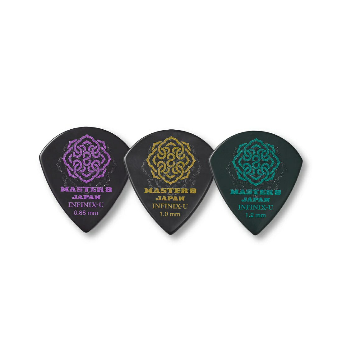 Rakuten - 【ESP直営店】MASTER8 JAPAN Picks INFINIX-U Hard Polish + Hard Grip - Jazz Type（1枚売り）[ピック、pick、ギター、ベース]
