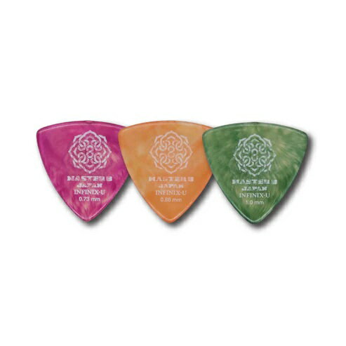 Rakuten - 【ESP直営店】MASTER8 JAPAN Picks INFINIX-U + Hard Grip - TRIANGLE（1枚売り）[ピック、pick、ギター、ベース]