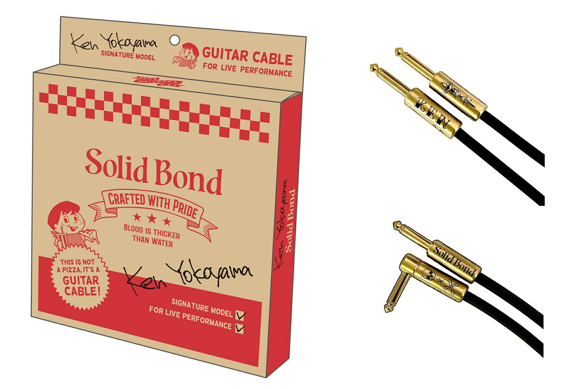 乐天商城 - 【ESP直営店】Solid Bond / GC-KY2Ken Yokoyama Signature Guitar Cable[GC-KY2-SS、GC-KY2-SL、横山健、ケーブル、シールド、ギター、ベース]