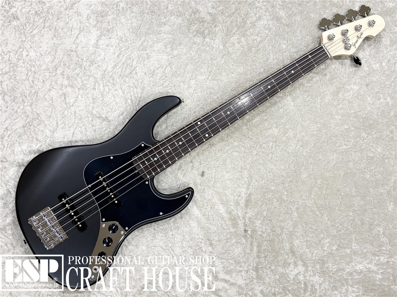 【ESP直営店】【即納可能】GrassRoots G-AMAZE-5-DX / Black Satin[エレキベース、bass]
