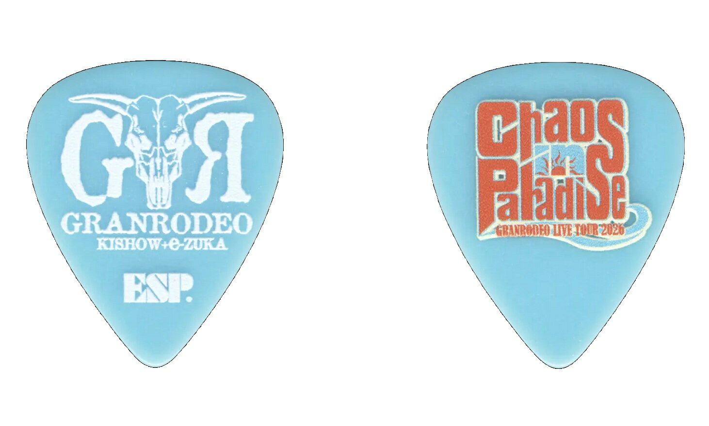 【ESP直営店】ESP GRANRODEO LIVE TOUR 2026 Chaos in Paradise e-ZUKA Pick（e-ZUKA）［1枚売り］ ピック pick ギター ベース