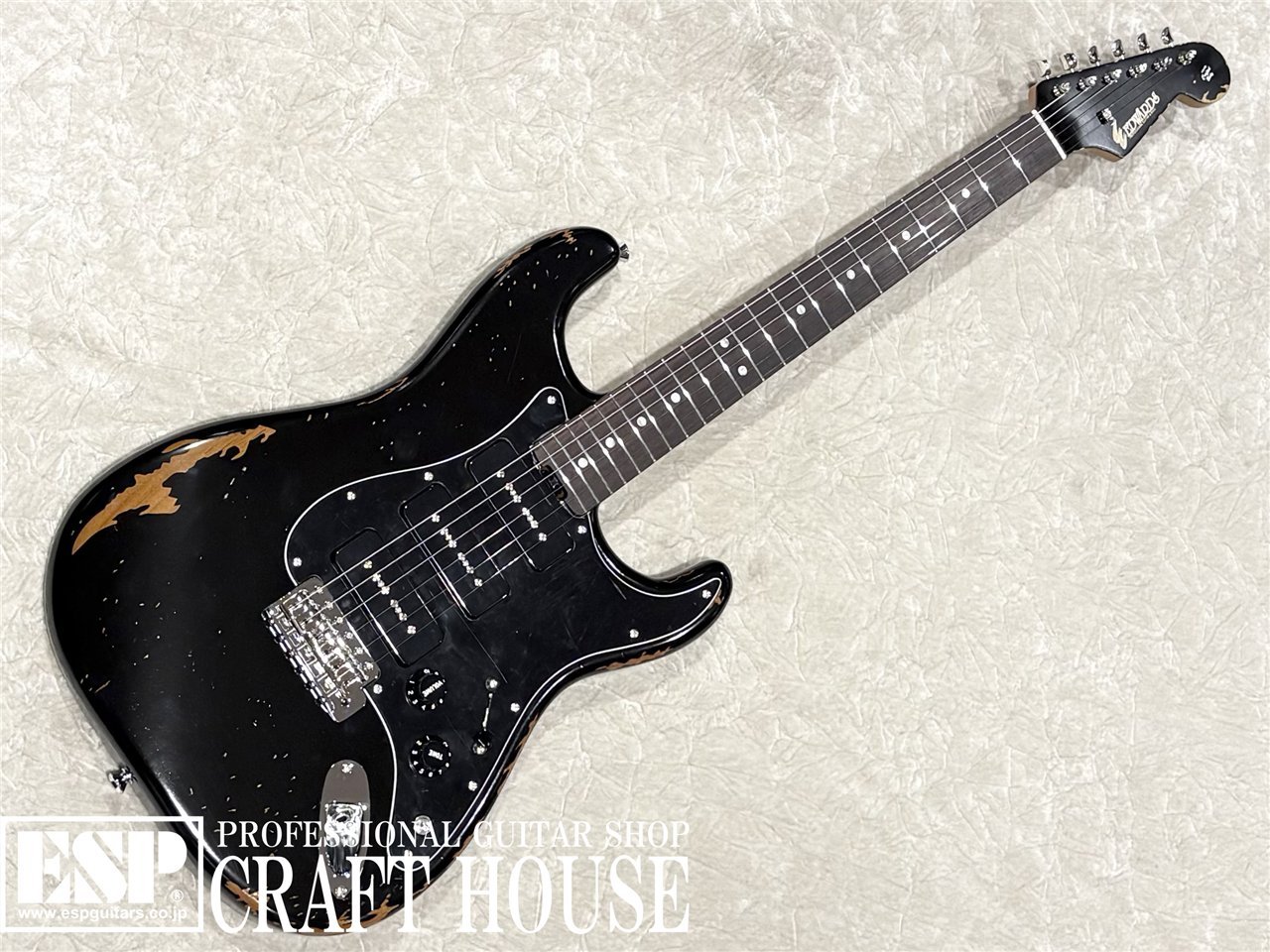 乐天商城 - 【ESP直営店】【即納可能】[SUGIZO Model]EDWARDS E-SE-DII / Distressed Black[エレキギター、guitar]