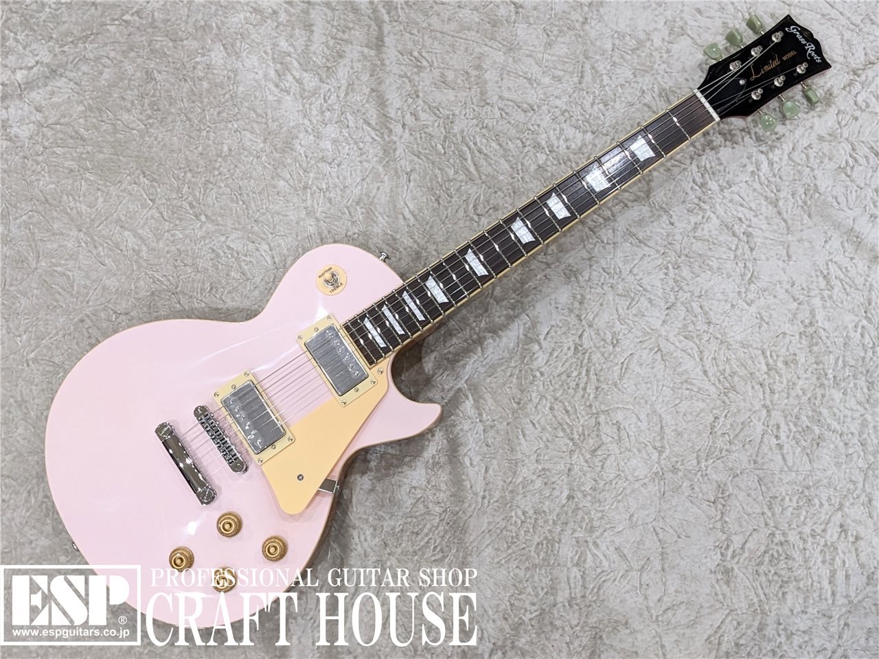 【ESP直営店】【即納可能】GrassRoots G-LP-STD / Vintage Milky Pink[エレキギタ...