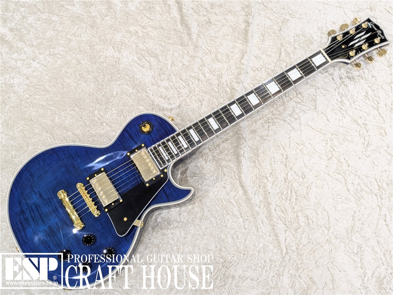 【ESP直営店】【即納可能】GrassRoots G-LP-CTM/FM / See Thru Blue[エレキギター、guitar]