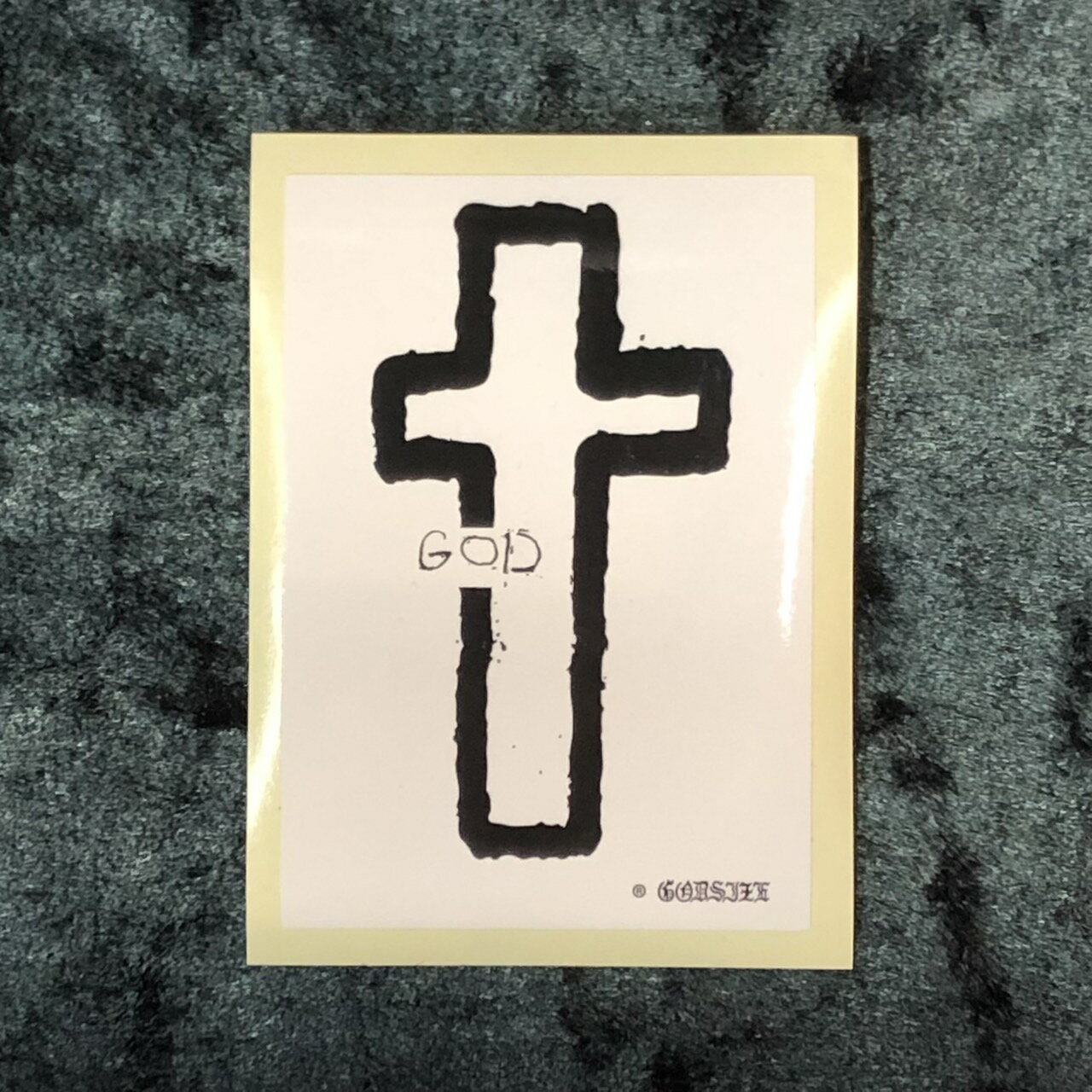 Rakuten - 【ESP直営店】【即納可能】GODSIZE CROSS STICKER（ゴッドサイズクロスステッカー）