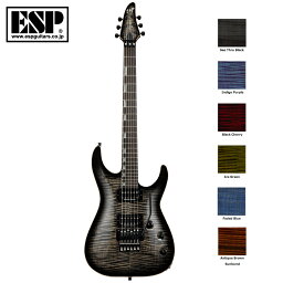 【ESP直営店】【受注生産商品】ESP HORIZON-CTM FR/FM [See Thru Black Sunburst / Indigo Purple / Black Cherry / Ive Green / Faded Blue / Antique Brown Sunburst]