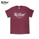 【ESP直営店】Killer T-shirt / Maroon(シルバーロゴ)［SAKI 039 s Selected Color］ ちゃっきー/Tシャツ/マルーン