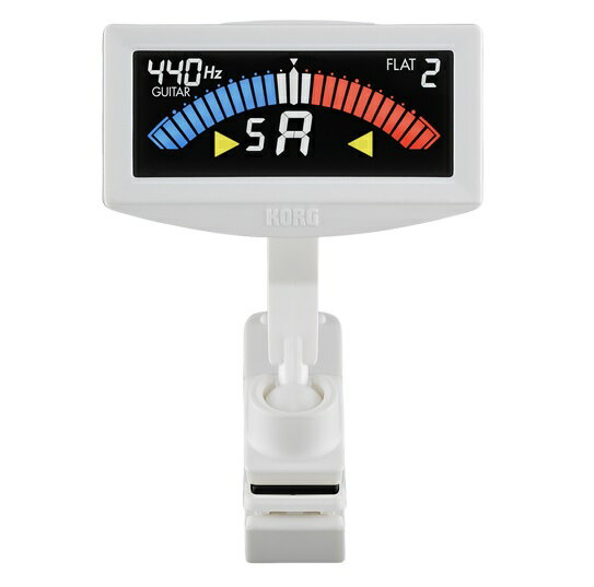 【ESP直営店】KORG PitchCrow-G / White [型番：AW-4G-WH][Tuner/Black/Clip-On Tuner/クリップチューナー/コルグ/ピッチクロウ/白/ギター・ベース用クリップ型チューナー/]