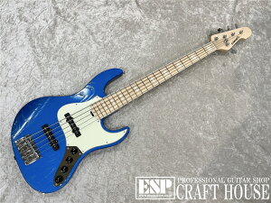 【ESP直営店】【即納可能】EDWARDS E-AMAZE-AS-5/M［Solid Metallic Blue］【5弦ベース】