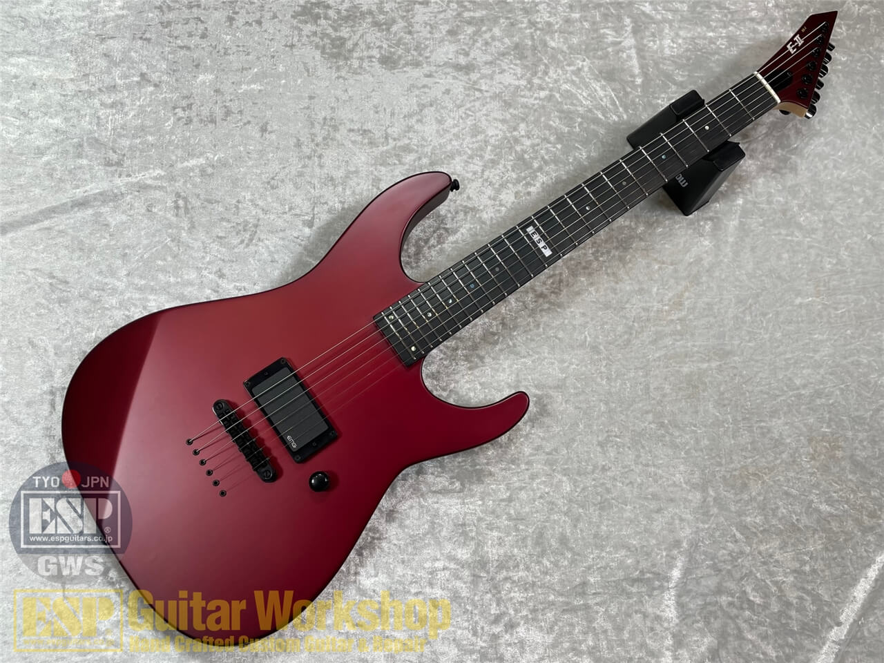 【ESP直営店】【即納可能】E-II(イーツー) M-I THRU NT / Deep Candy Apple Red Satin 【ESP直営店】[ESP Guitar Workshopより発送]