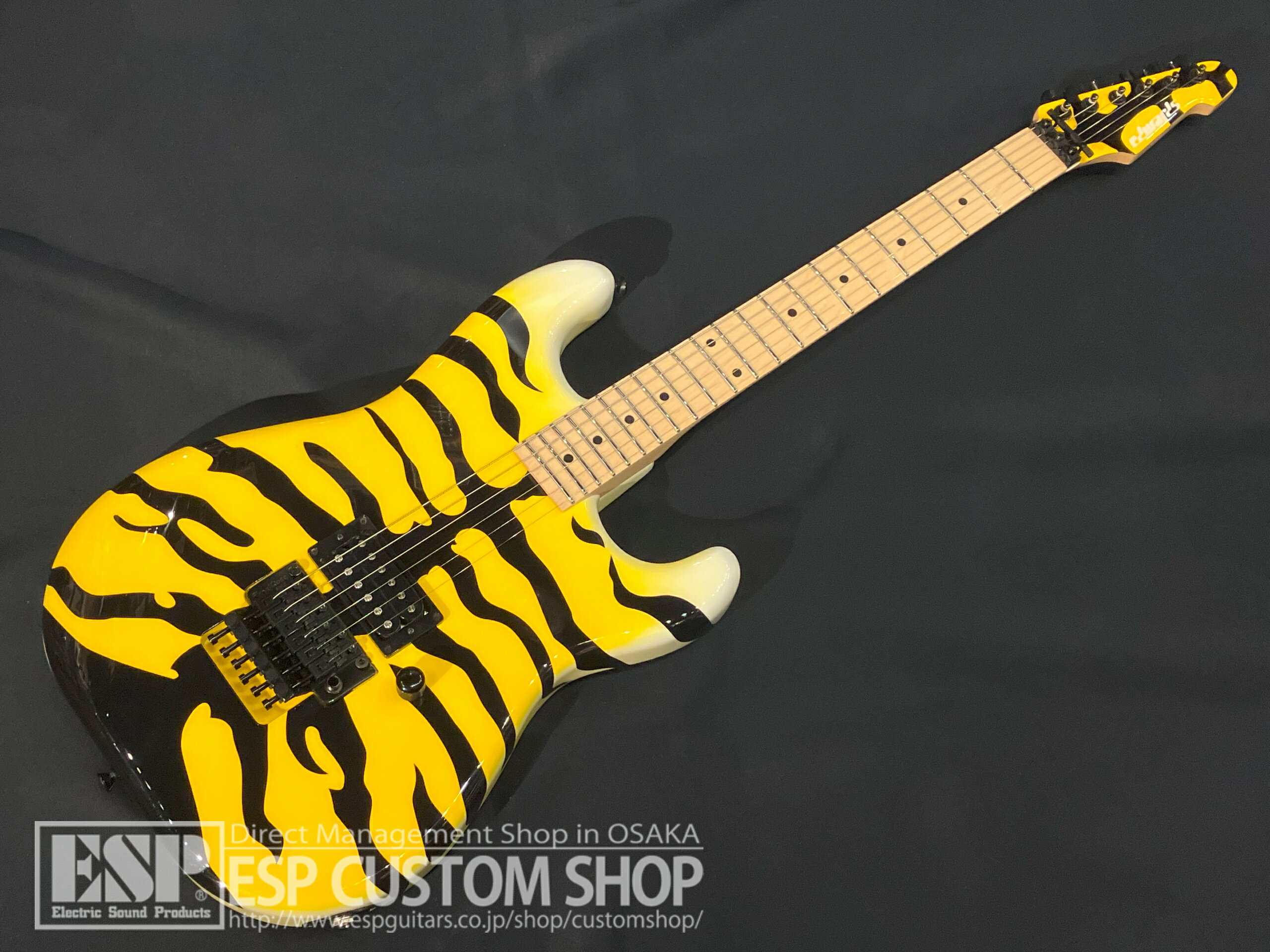 【ESP直営店】【即納可能】[GEORGE LYNCH] EDWARDS E-YELLOW TIGER[ESP CUSTOMSHOP(大阪)より発送]