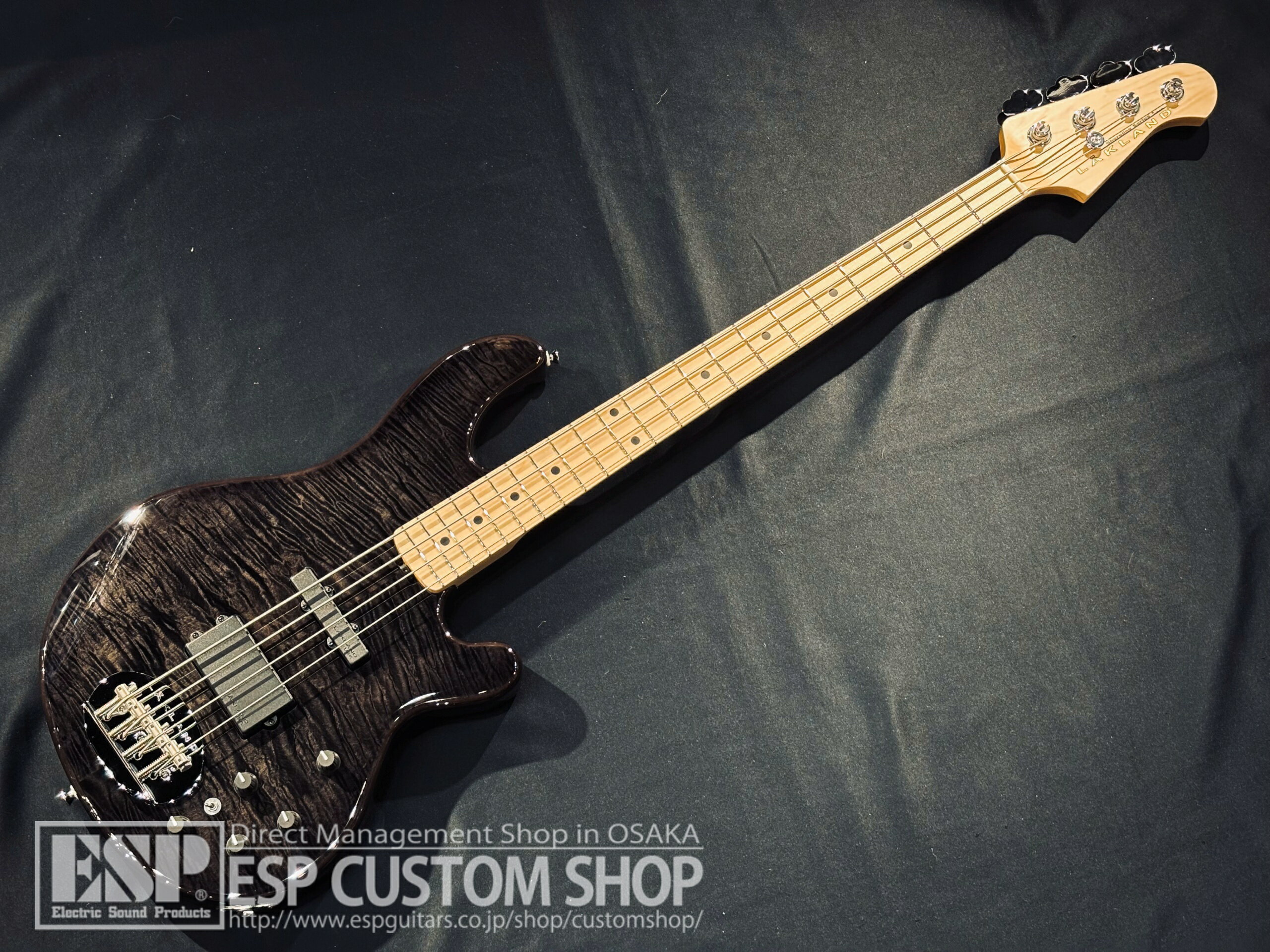 Rakuten - 【ESP直営店】【即納可能】LAKLAND(レイクランド) SL44-94 Deluxe (Maple FB) / Black Translucent [ESP CUSTOMSHOP(大阪)より発送]