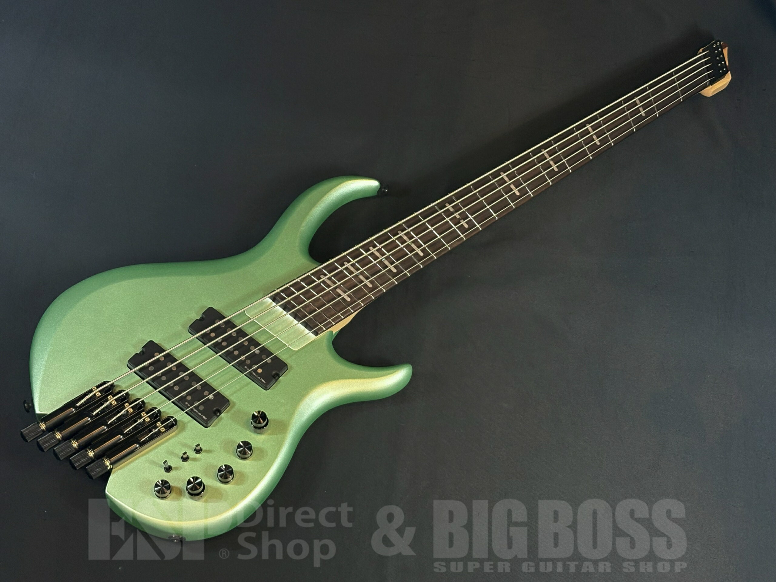 【即納可能】Sire Marcus Miller M6 5-String Headless Surf Green Metallic Satin【ESP直営店】[ESP CUSTOMSHOP(大阪)より発送]