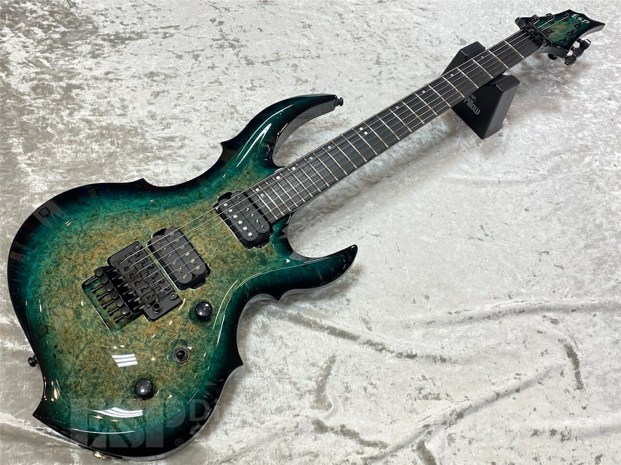 樂天商城 - 【ESP直営店】ESP FRX-CTM FR Burled Maple / Peacock Blue Burst 【即納可能】[ESP Guitar Workshopより発送]