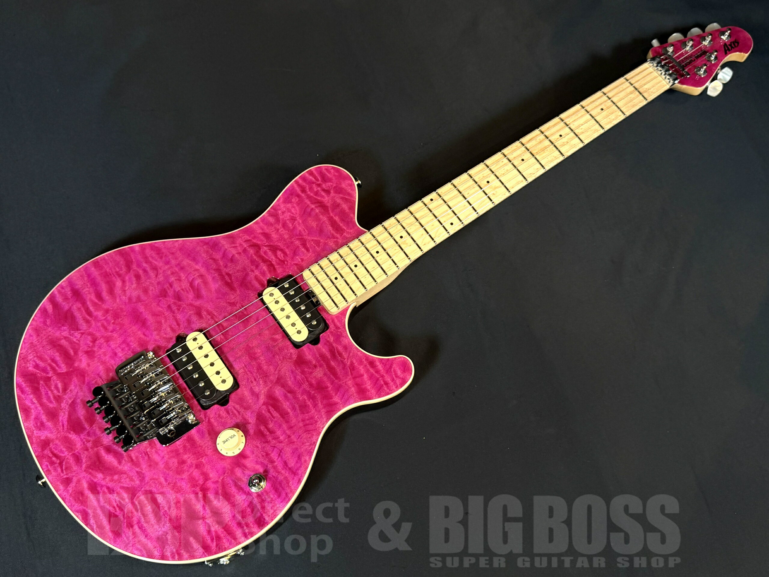 乐天商城 - 【ESP直営店】【即納可能】MUSIC MAN (ミュージックマン) Axis 30th Anniversary Translucent Pink [ESP Guitar Workshopより発送]
