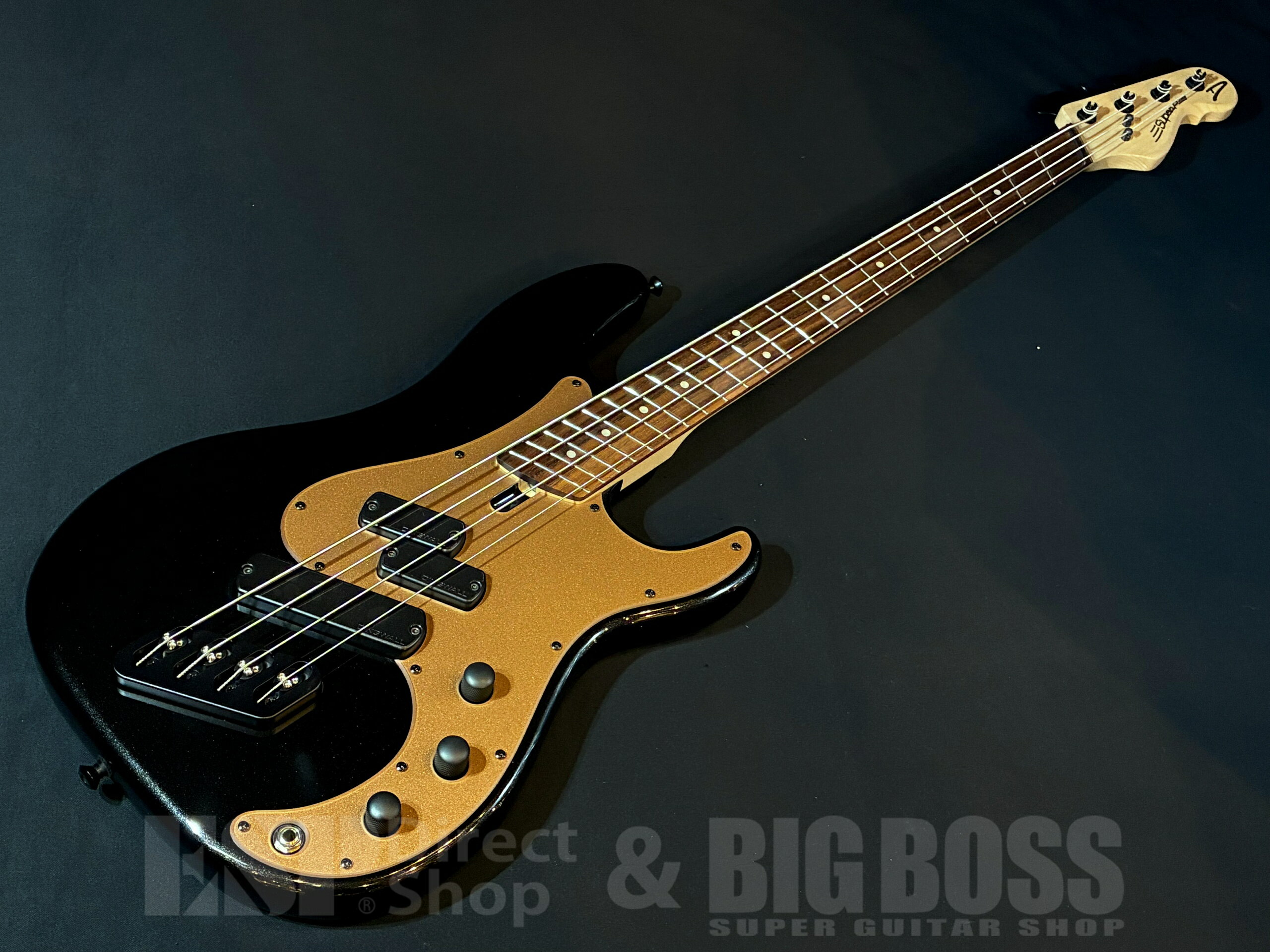 樂天商城 - 【ESP直営】DINGWALL SP1 4-string / Gloss Metallic Black w Matte Coco Gold PG [ESP CUSTOMSHOP(大阪)より発送]