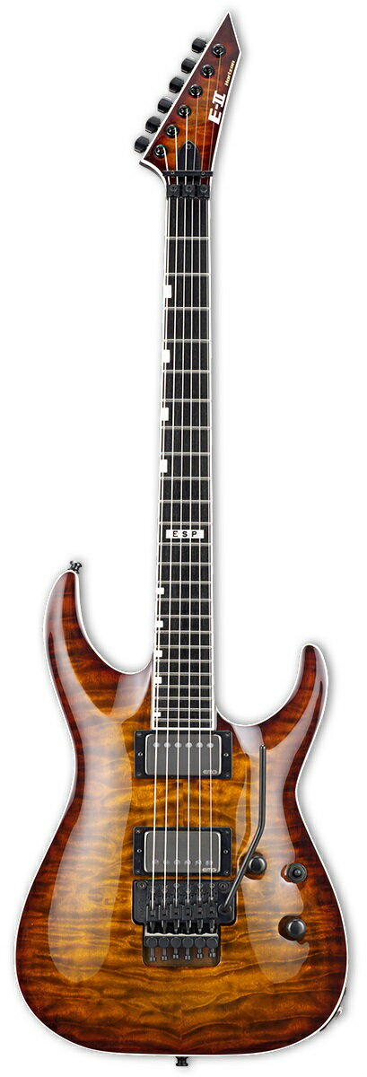 【ESP直営店】【受注生産】E-II HORIZON FR-II Tiger Eye Sunburst エレキギター/ホライゾン/フロイドローズ/タイガーアイ