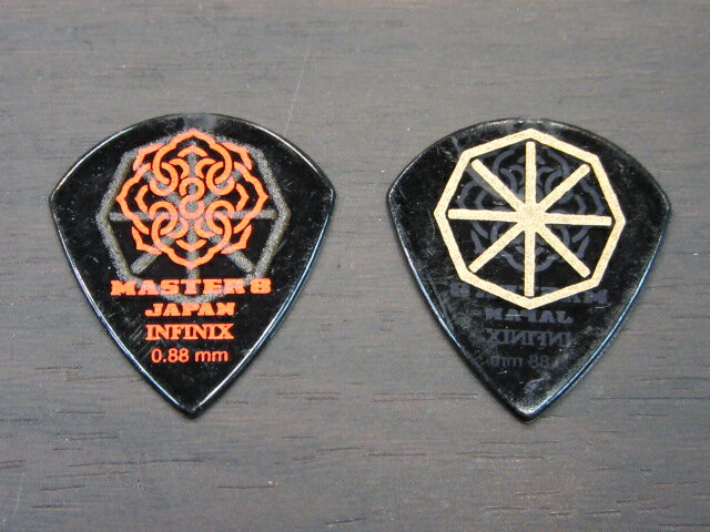 【ESP直営店】MASTER8 JAPAN Picks INFINIX JAZZ TYPE HARD GRIP / 0.88mm 1枚［ピック/マスター8］