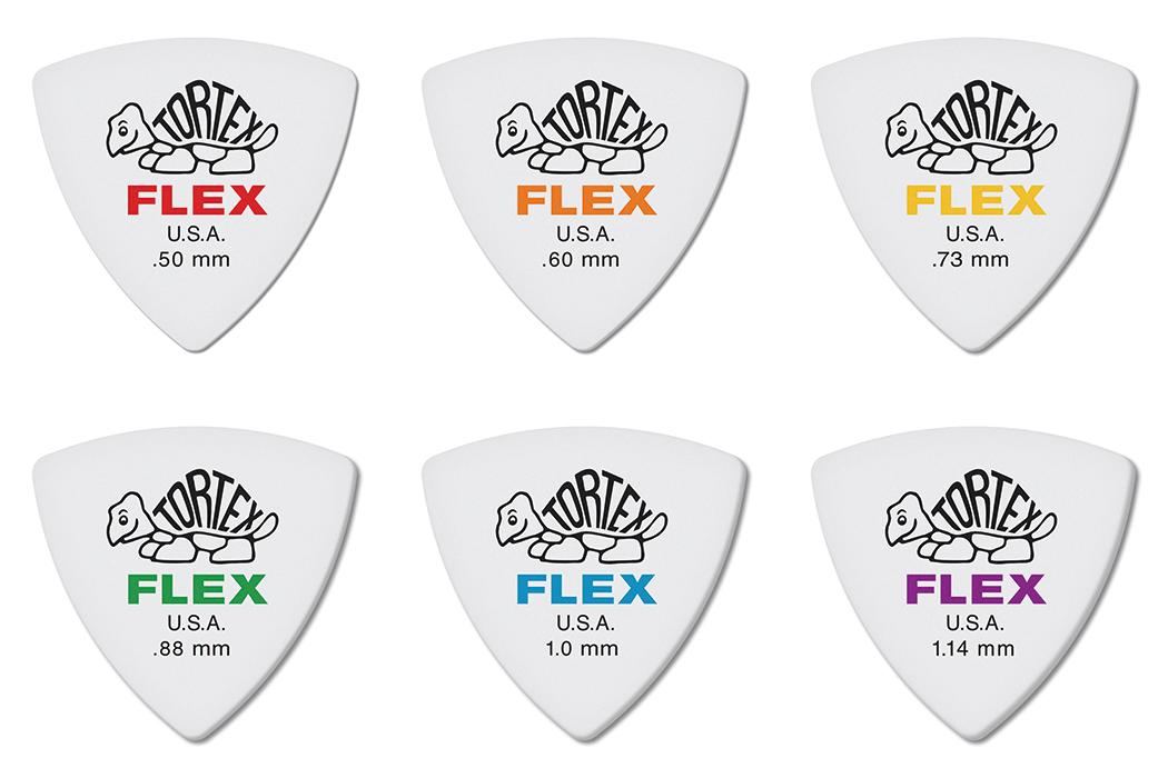 【ESP直営店】Jim Dunlop Tortex&reg; Flex&#8482; Triangle 456（1枚売り）［Pick/ピック/ジムダンロップ］