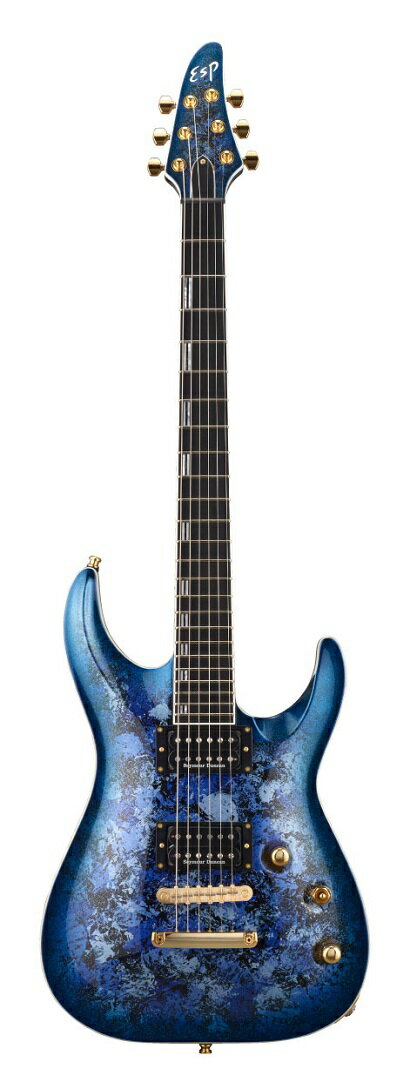 【ESP直営店】【受注生産】ESP HORIZON-PT NT / Tanzanite w/Blue Pearl Black エレキギター/ホライゾン