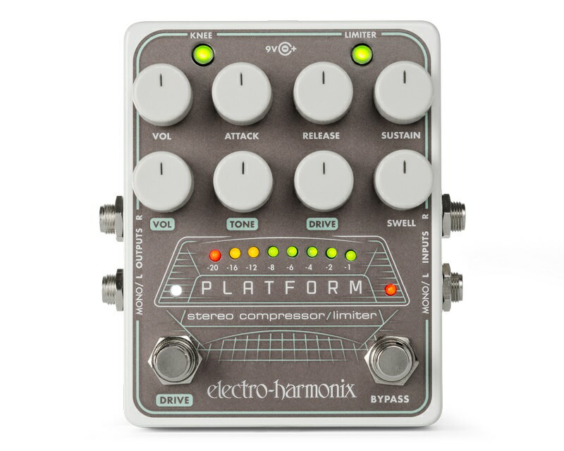 【ESP直営店】Electro-HarmonixPlatform Stereo Compressor / Limiter