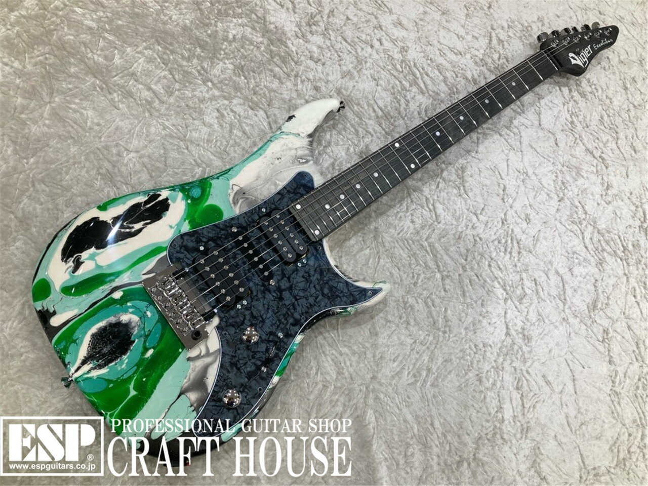 【ESP直営店】【即納可能】Vigier Guitars RART Excalibur Supra HSH VE6-CVS1 / #19 / Velours Noir