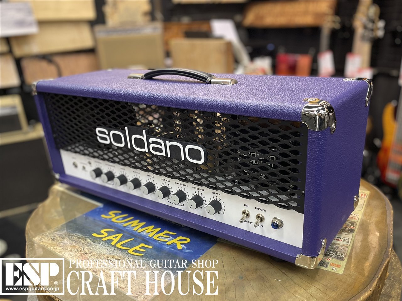 【ESP直営】【即納可能】Soldano SLO-100 Custom / Purple Torex