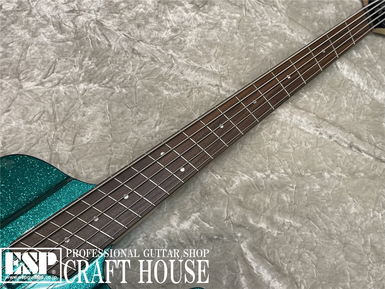 【ESP直営】DINGWALL D-Roc Standard 5strings / Metalflake Aquamarine［ベース、Bass、マルチスケール、5弦］