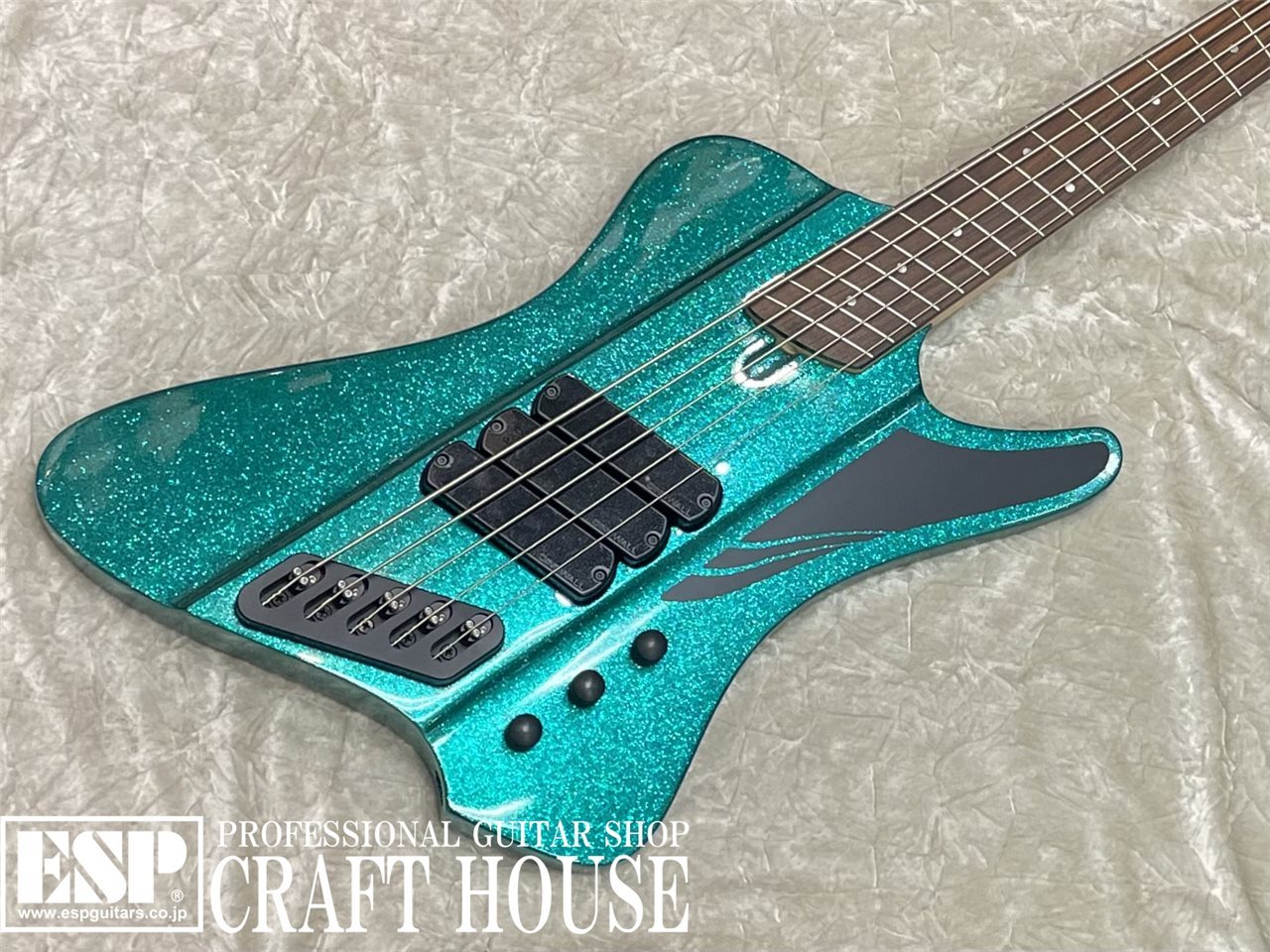 【ESP直営】DINGWALL D-Roc Standard 5strings / Metalflake Aquamarine［ベース、Bass、マルチスケール、5弦］