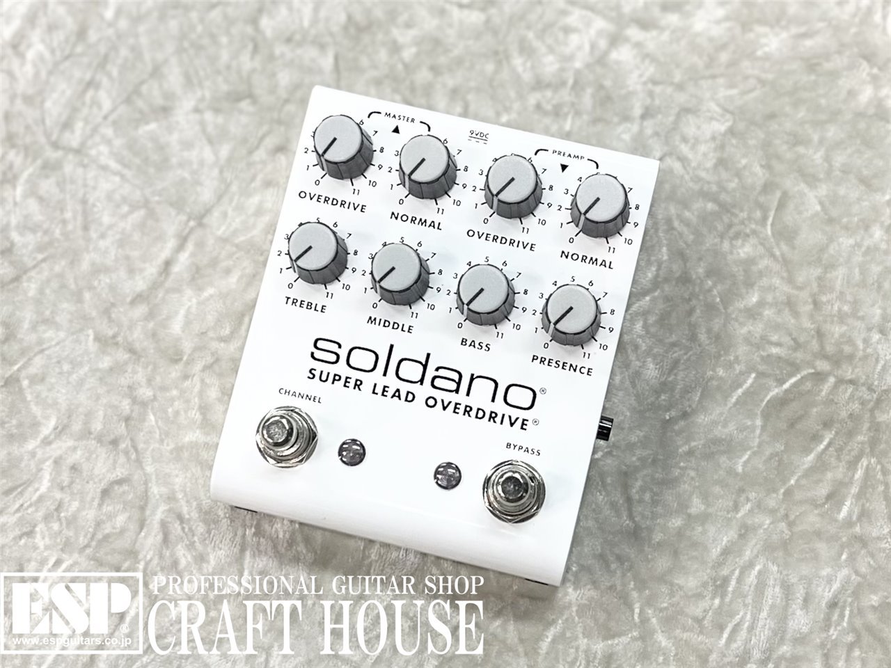 【ESP直営】【即納可能】Soldano SLO PLUS Pedal - Super Lead Overdrive エフェクター effectspedal