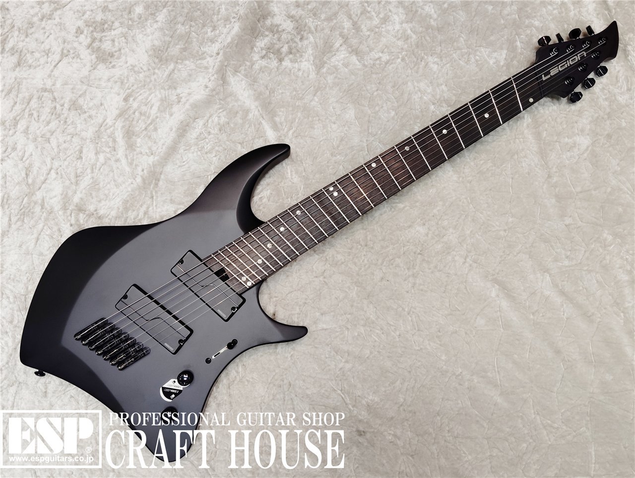 【ESP直営】【即納可能】Abasi Comcepts EMI 7 Legion / Charcoal Burl[エレキギター、Guitar、]