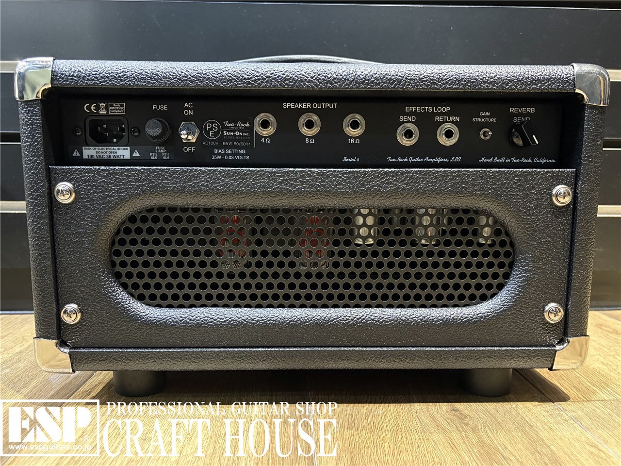【ESP直営】【即納可能】TWO ROCK Studio Signature HEAD 35W / 1×12 Cabinet［ダンブルアンプ、真空管、ギターアンプ］ esp-10020569 ESP CRAFT HOUSE楽天市場店 サンプル画像3