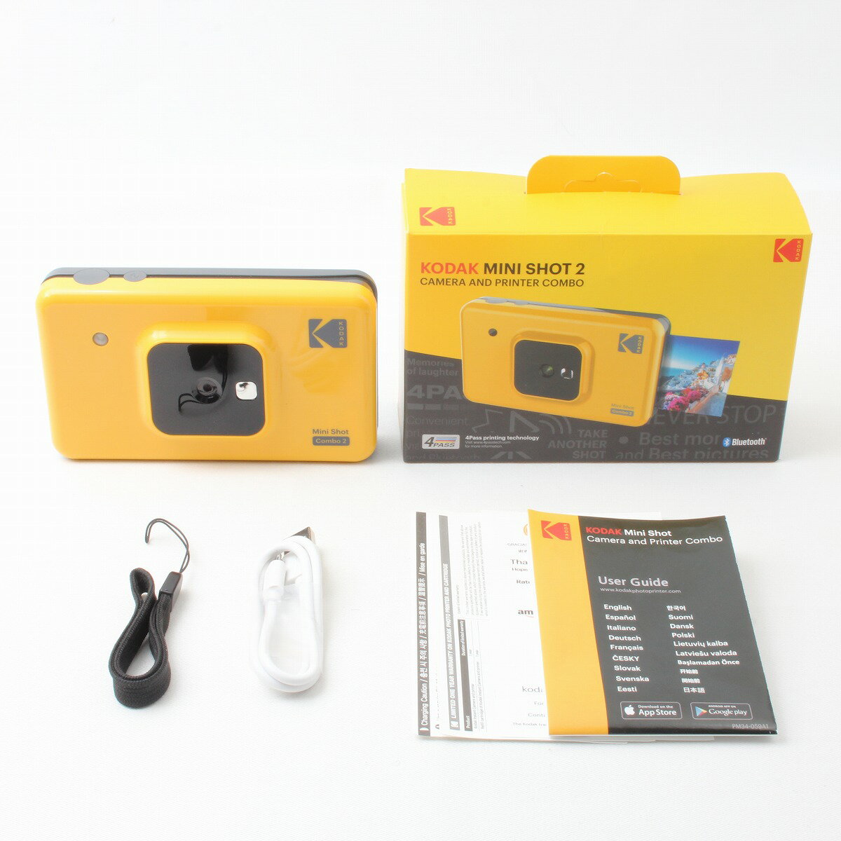 【中古】コダック KODAK MINI SHOT 2 付属品満載 元箱◇42948 ★超極上美品♪★うれしい付属品満載、元箱付き！★動作機関絶好調！カメラ 一眼レフカメラ 送料無料 カメラボディ 中古コダック KODAK インスタント ポラロイド 【コンディション】◆超極上美品◆■外観チェック外観は、凝視して極僅かに超微細な小スレが有る程度でもちろん目立つキズやアタリは無く主観としては、非常に綺麗な超極上美品です♪写真で良くご確認ください。■動作チェック専門店で動作チェック済みです♪当方でも再度チェックしましたが、全く問題ありません！各部動作、撮像共に絶好調です♪【付属品】USBケーブルストラップユーザーガイド元箱※保証書は付属しません。付属品は、写真に写っているものが全てです。それ以外の物は付属しません。写真での現状渡しになります。最後に、商品に大変魅力があるため、早々に売り切れてしまうかも知れませんので、お早めにご検討下さいませ■初期不良に関して・出荷前にじゅうぶんな検品を行っておりますが、精密機械という商品の性質上、配送時のトラブルも考えられます。・万一、初期不良発生の場合は返品、返金で対応させていただきます。・商品到着後3日以内にご連絡をいただいた場合に限ります。■注意事項お使いのモニターの発色具合によって実際のものと色が異なる場合がございます。他ショッピングサイトでも販売していますのでご注文のタイミングで、すでに完売や予約済みになっている場合がございます。予めご承知おきください。 5