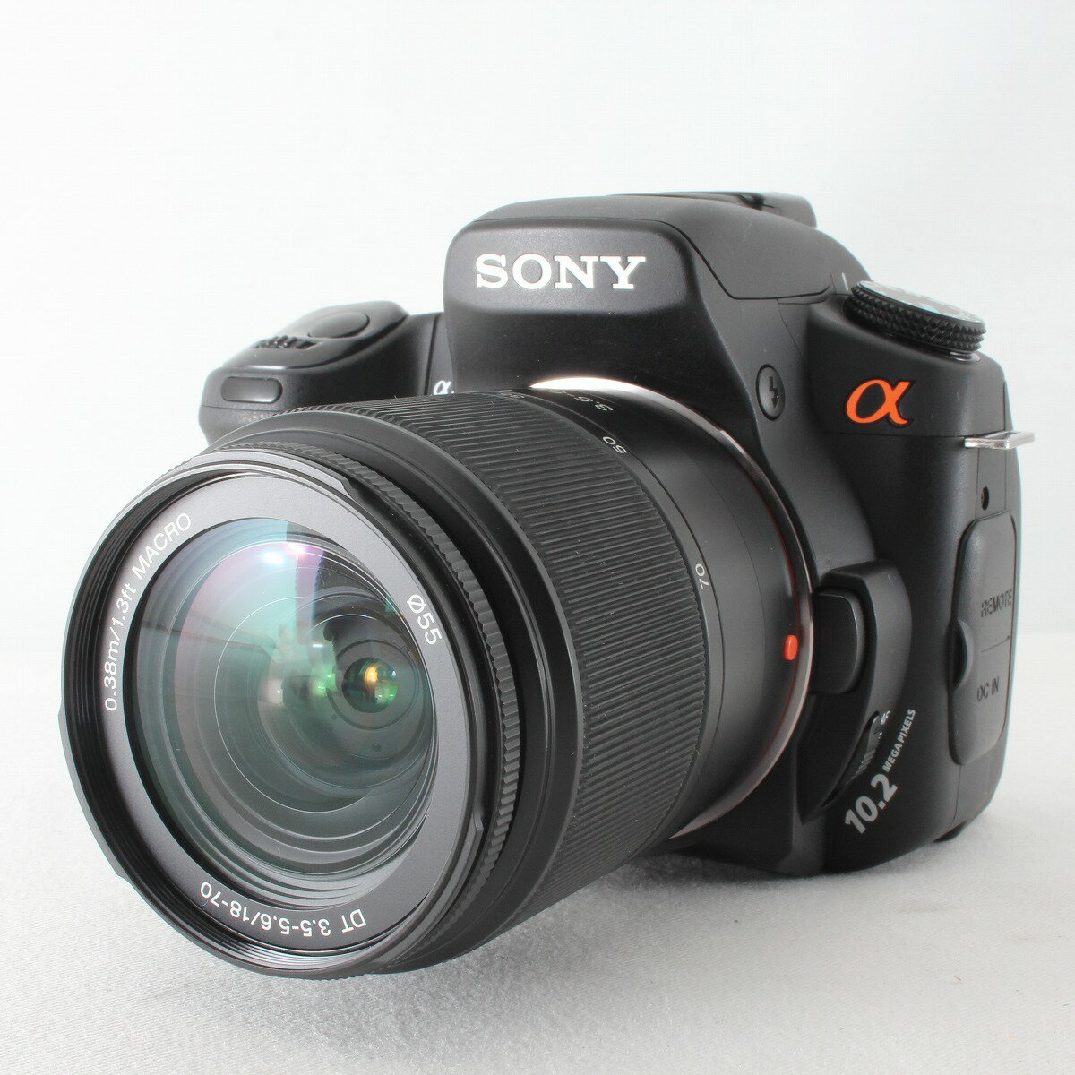 【中古】ソニー Sony α300 DSLR-A300K ズームレンズキット ブラック 付属品満載◇44137