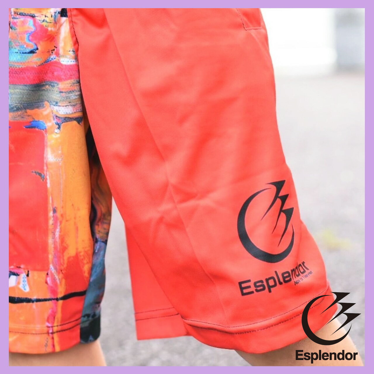 Esplendor（エスプレンダー）　ハーフアートバスパン　 バスケ　パンツ　バスケウ...