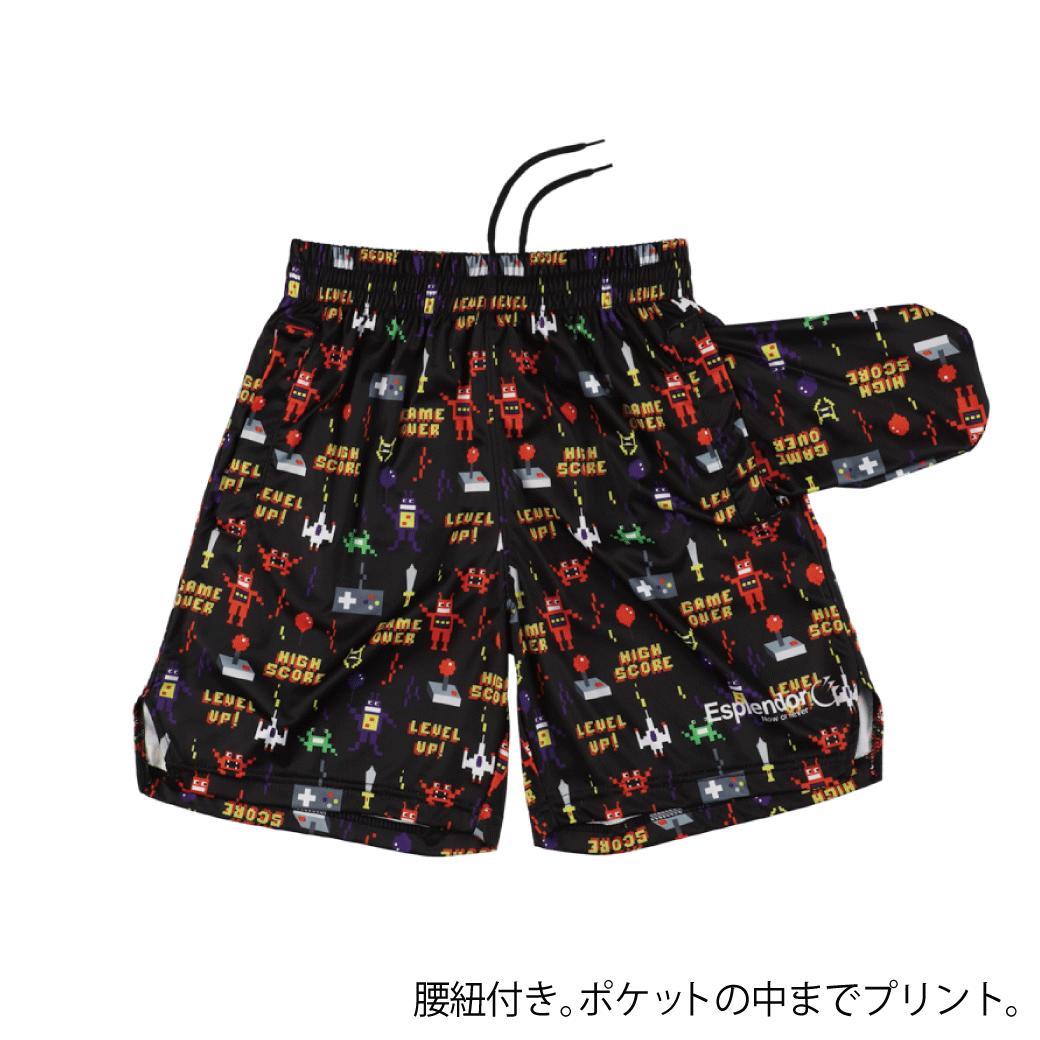 Esplendor ゲーム バスパン バスケ パンツ ウェア 黒 かっこいい キッズ 大人 男の...