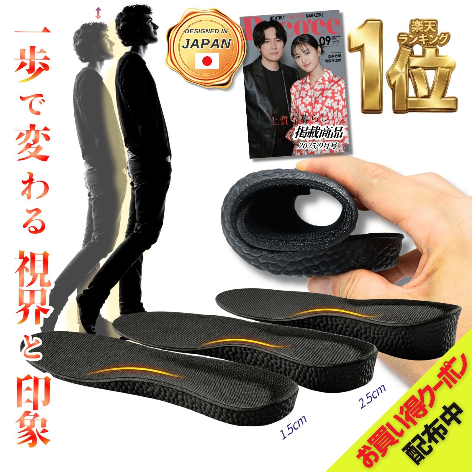 楽天市場】インソール 厚底の通販
