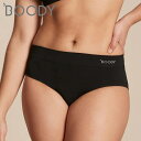 【国内正規品】ブーディ Boody ミディブリーフ レディース ショーツ パンツ 女性 下着 大きめ フィット シームレス オーガニック 竹 敏感肌 防臭 抗菌 静電気防止 通気性 スポーティ