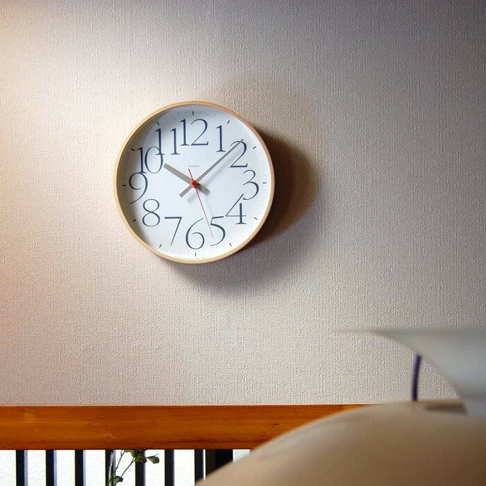 lemnos レムノス おしゃれ時計AY clock RC 電波時計 壁掛け時計 AY14-10 エーワイクロック アールシー 北欧 掛け時計 スイープムーブメント 静音 シンプル オシャレ かわいい ナチュラル 木製 新生活 オシャレ [2]