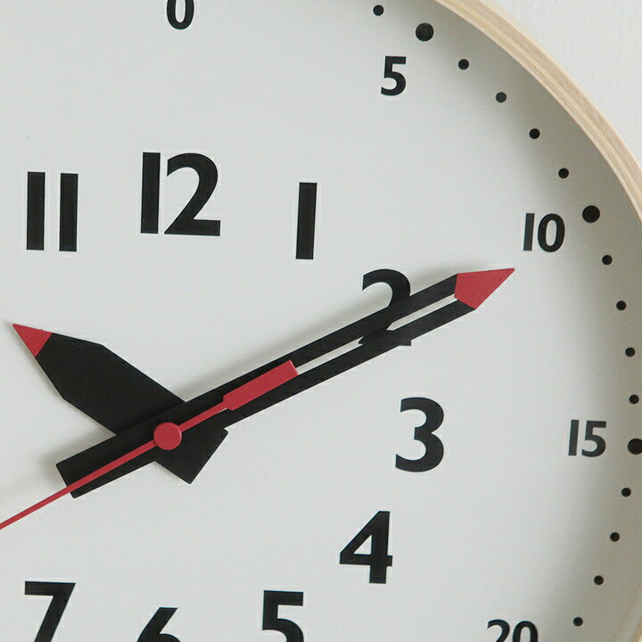 おしゃれ時計 lemnos レムノス おしゃれ時計fun pun clock / Lサイズ ふんぷんくろっく L(YD14-08 L)時計/インテリア/キッズ/掛け時計/ウォールクロック壁掛け時計 オシャレ [2]