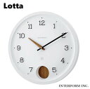 INTERFORM インターフォルム おしゃれ時計 Lotta ロッタ CL-4222壁掛け時計 静か 北欧 ナチュラル シンプル インターフォルム 母の日 プ...