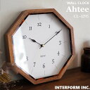 おしゃれ時計 アハテー Ahtee CL-4295【INTERFORM インターフォルム】 壁掛け時計 かわいい スイープ 静か 無音 ウォールクロック 北欧 ...